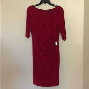 Beautiful red Tahari dress